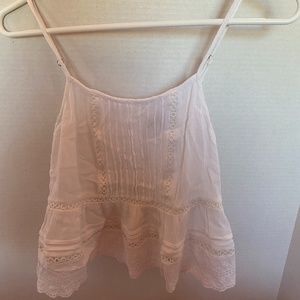 Francesca's white tank top size M